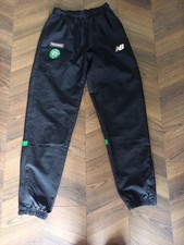 rare retro Celtic FC New Balance Tracksuit Bottoms jogger Size s for away shirt