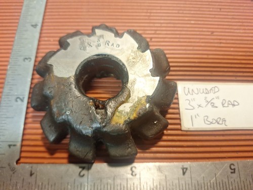 8 rad horizontal - 3", 3/8"