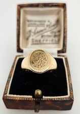 18ct yellow gold engraved "CK"