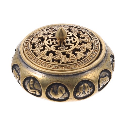 Vintage incense censer brass - vintage,