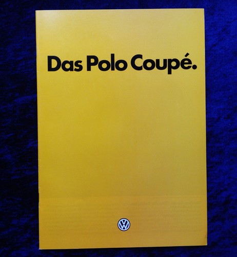 Polo coupe brochure 1984 - vw, 1/1984