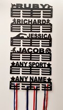 Personalised medal hanger - personalised,