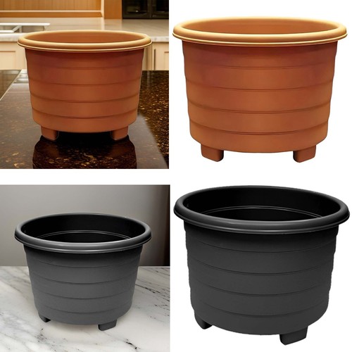 Garden plant round plastic - plant, pot
