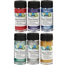 Set of 6 Marbling Inks for
