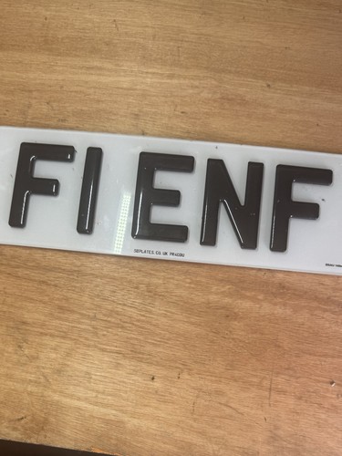 Private plate digit enf - private,