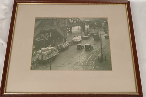 Vintage wooden framed black - wooden,