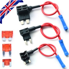 3pcs Piggy Back Fuse Tap 12V
