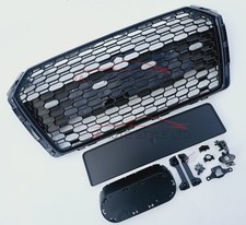 RS4 gloss black honeycomb mesh