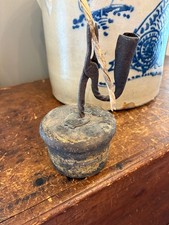 Antique Primitive 18th Century Rush Light