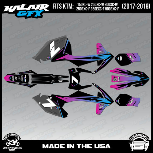 Graphics kit for ktm - graphics,