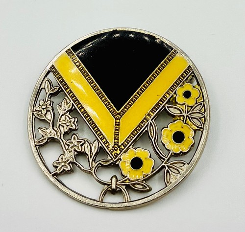 Vintage art deco style - art, enamel