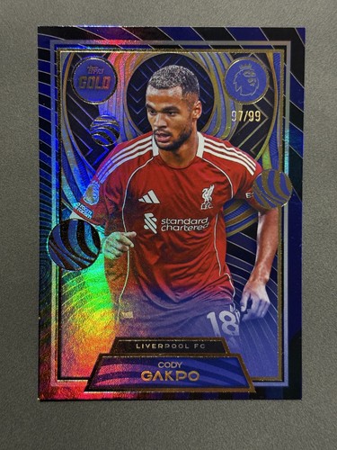 Topps gold 2025 cody - gold, gakpo