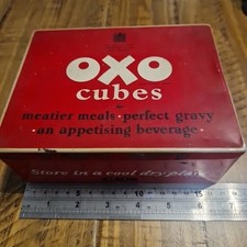 Vintage oxo cubes Tin