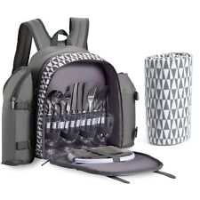 Grey Picnic Backpack &