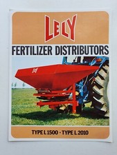 LELY L1500 L2010 FERTILZER DISTRIBUTOR SPREADER SALES BROCHURE