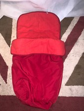 Red Mothercare Footmuff