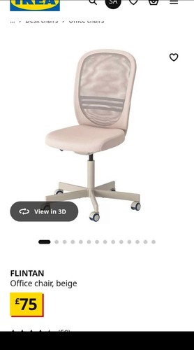 Ikea computer chair with - ikea,