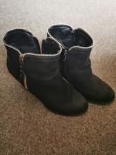 Heels Boots Size 5 Women Good
