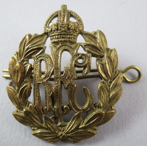 Military brass badge - military, rfc