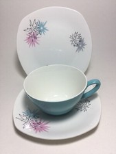 1960's VINTAGE MIDWINTER STYLECRAFT FASHION QUITE CONTRARY TRIO CUP SAUCER PLATE