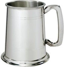 Pewter beaker pint tulip - pewter,