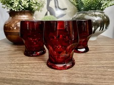 Set of 3 Georgian Ruby