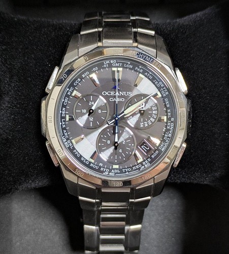Casio oceanus world time solar - casio,