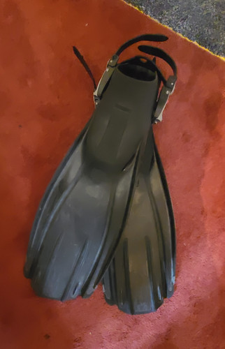 Black scuba snorkelling diving - black,