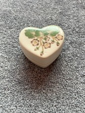 Decorative Heart Ceramic Trinket Storage Box