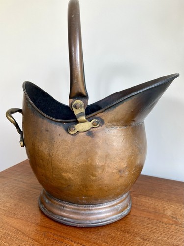 Vintage copper brass coal or - vintage,