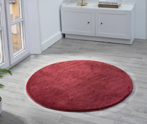 Round washable floor - washable, rug