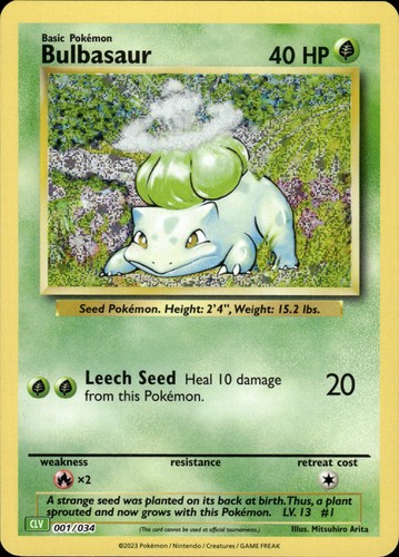 Bulbasaur classic collection - classic,