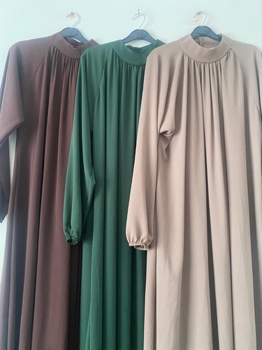 Womens plain black - black, abaya
