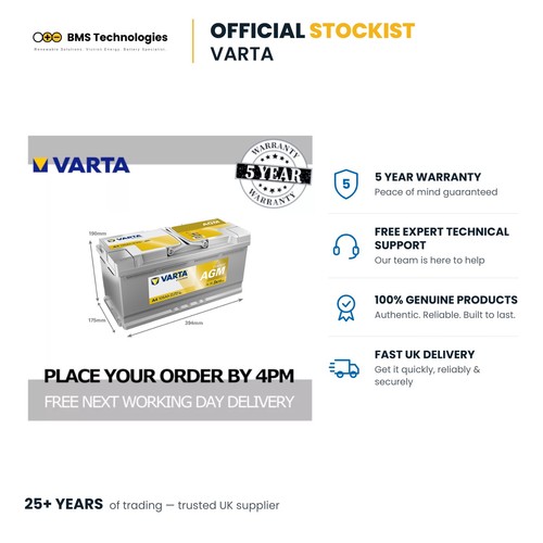 Agm car battery - a4, varta