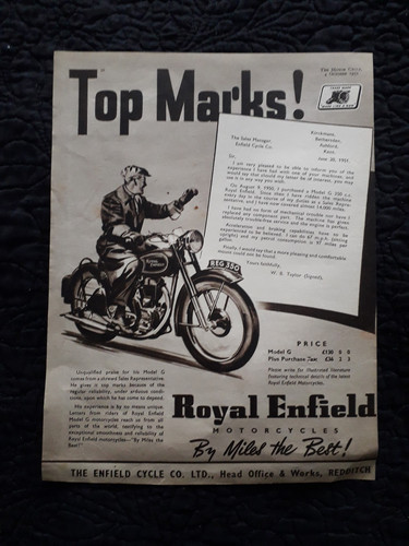 Ajs royal enfield double - enfield,