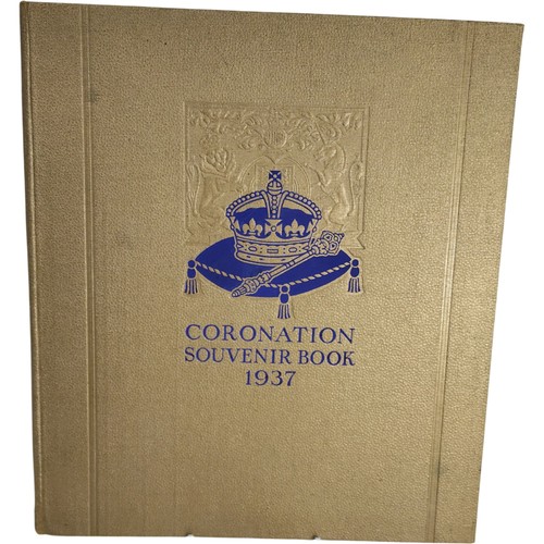 Coronation souvenir book gold - coronation,