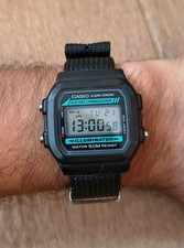 Casio W86 Nato Strap illuminator Digital Watch RARE Discontinued SALE FREE POST!