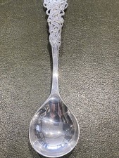 1920 Omar Ramsden Hammered Silver Spoon,