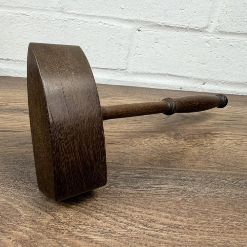Vintage heavy hardwood gavel - heavy,