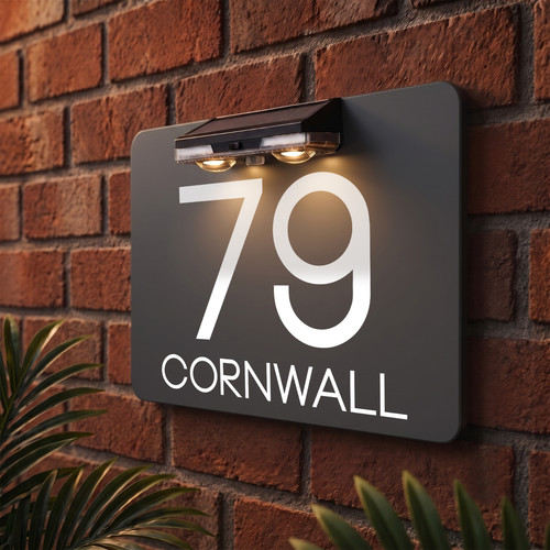 Personalised solar led - personalised, house