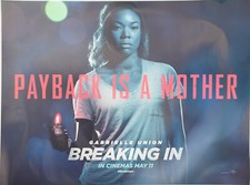 Breaking In UK Quad Movie