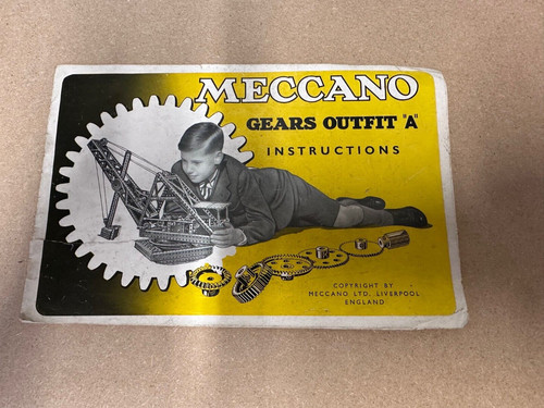 Vintage meccano gears - meccano, "gears