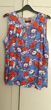 Matalan Papaya Women's Size 16 Sleeveless Print Top