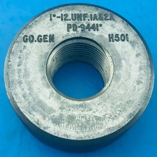 1" x 12 UNF Go Screw Thread