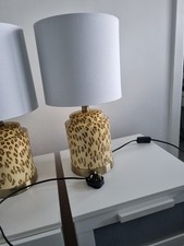 Leopard Print Ceramic Table