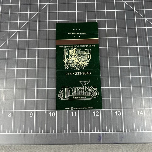 Matchbook cover dovie s - matchbook,