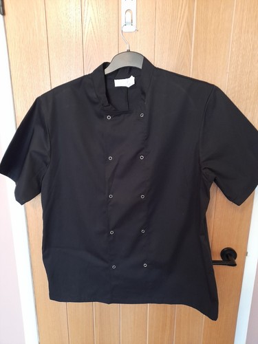 Black chefs jacket unisex - jacket,