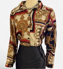 Vintage 90s Equestrian Gold