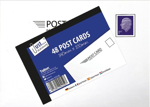 Blank white postcards - blank,