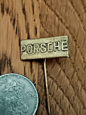 Vintage porsche metal lapel - metal,